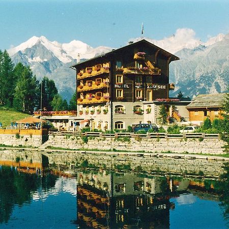 Hotel Zum See Grachen Bagian luar foto