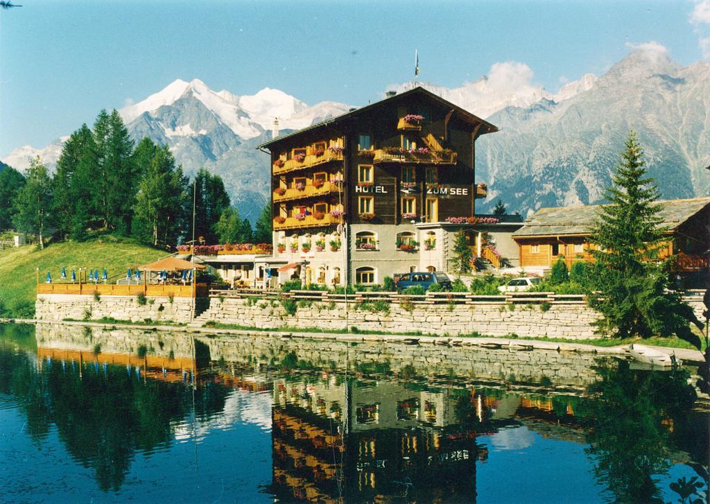 Hotel Zum See Grachen Bagian luar foto